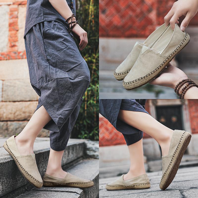 Încălțăminte de înaltă calitate Pantofi de pânză plat pentru bărbați Pantofi leneși pentru bărbați Mocasini Mocasini pentru bărbați Pantofi de conducere