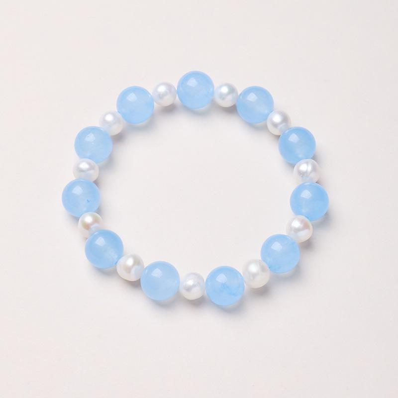 Xiaohongshu Natural 8MM Amethyst Bracelet - Elegant Purple Lavender Beaded Design for Women