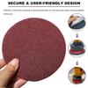 15 Pack 5 Inch Hoop And Loop Multipurpose Scrubber Scouring Pads - Flocking Scuff Pads, Conditioning Discs Polishing Pads For Furniture Automotive