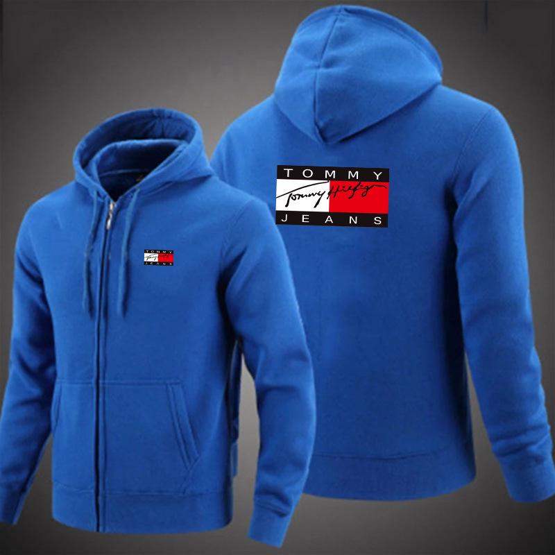 Sportlicher Reißverschluss-Kapuzen-Cardigan-Sweatshirt 2025 - Jetzt auf Lager