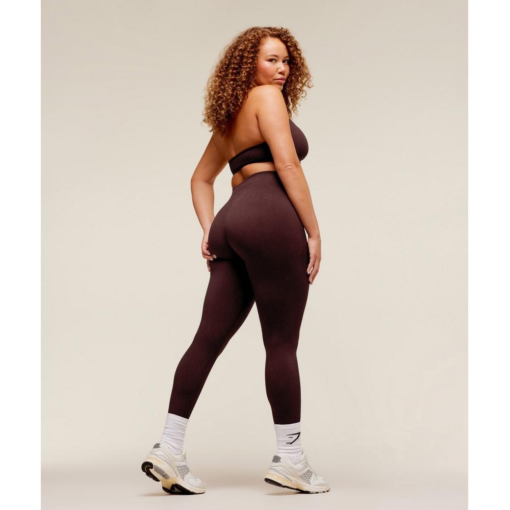 Gymshark Adapt Fleck X Whitney Seamless Leggings Cherry Purple Rich Maroon B2a1b Pcgn