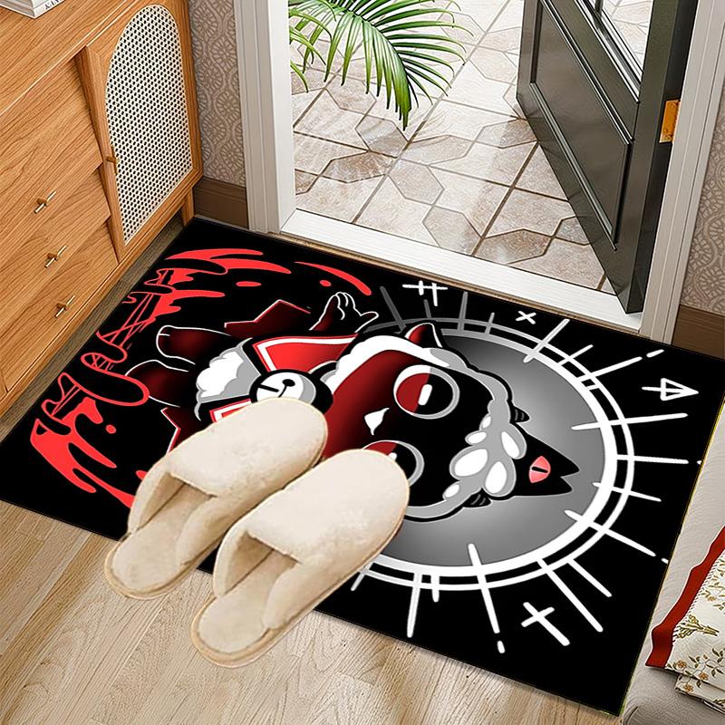 Cult Lamb Game Fantasy Rug Office Carpet Non-Slip Mat, Chair Rug Floor Covering for Gaming, Bedroom, Living Room , Home Decor Christmas Gift