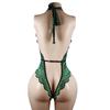 Night Concubine Lace Perspective Pack Deep V Open File Neck Free onesie Sex Underwear