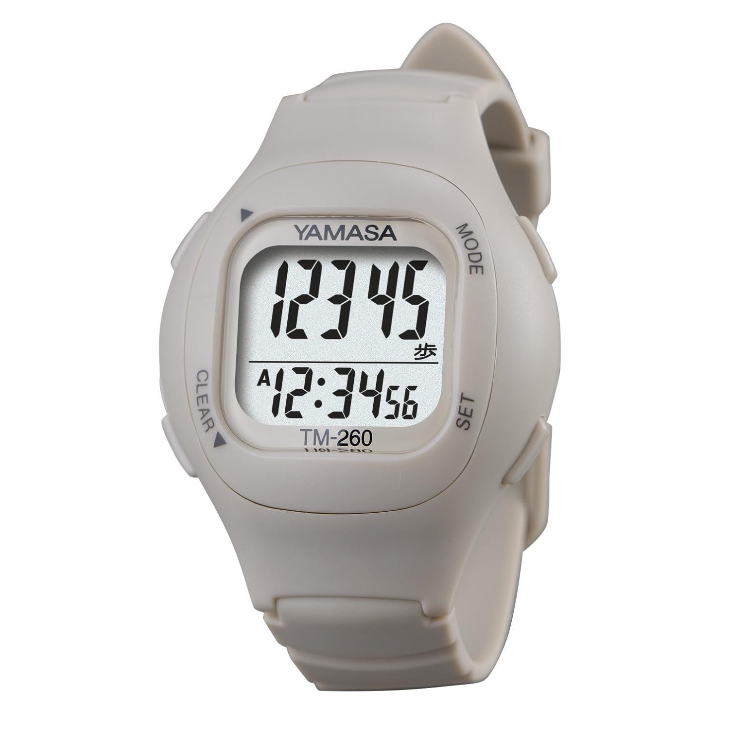 Watch Pedometer WATCH MANPO TM-260GR Greige