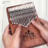 Wood 17 Key Kalimba Thumb Piano for Kids Adults, Kalimba 17 Keys Thumb Piano Finger Marimba Instrument for Music Lover