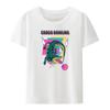Interesting Cotton T-shirt De Mujer Hip-hop Blusa Loose Cool Short-sleev Vintage Trending Comics Unique Clothing Balloon Puppy