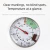 Milk Frothing Thermometer 2Pcs for Coffee and Chocolate with Stainless Steel and Easy Read Dial with Temperature Markings