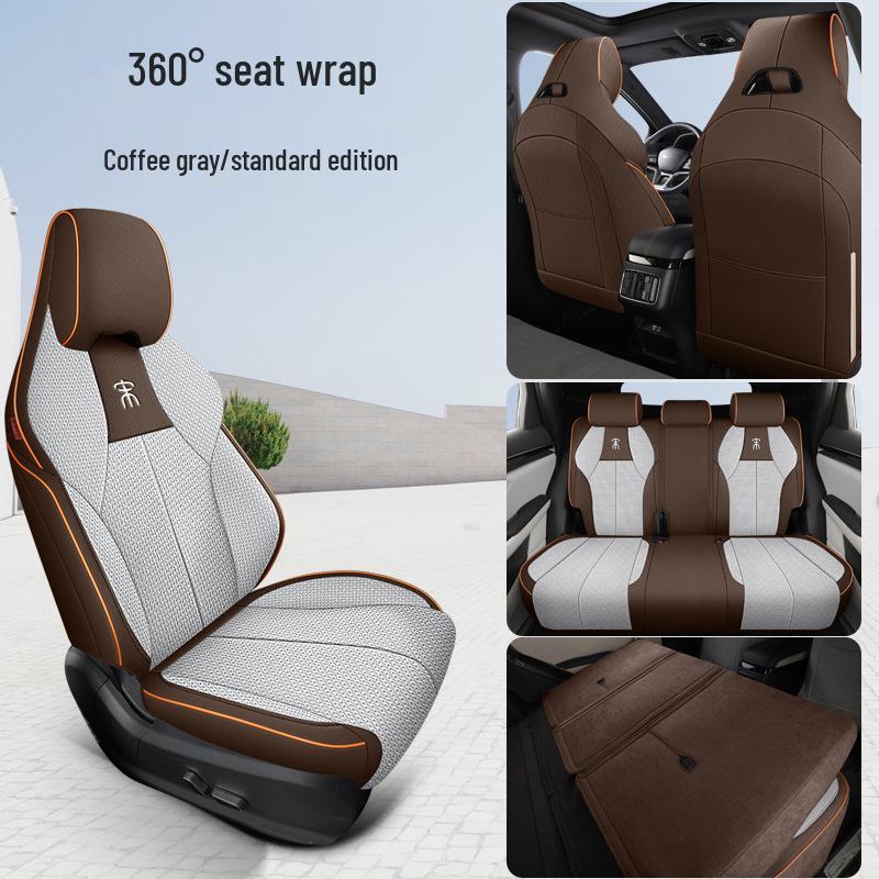 BYD Song PLUS Coarse Linen Car Seat Cushion - Four Seasons Model
