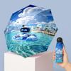 Astro Bot Printed 5?Fold Mini Umbrella 8?Rib Windproof Compact Umbrella For Women Pocket Carry