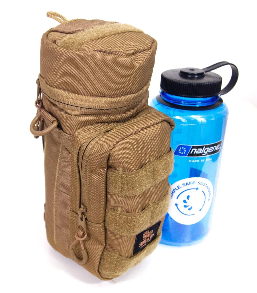 Pouzdro na láhev STORMCROS, Pouzdro na láhev na vodu, Vybavení sil sebeobrany, Maskování, Vojenské maskování, Kempování, Taška na airsoft (Opálení) 1590