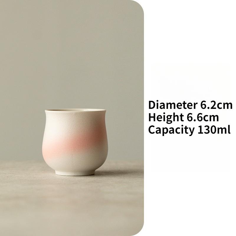 Coffee Latte Cup Hand-poured Coffee Tasting Mugs Chinese Kung Fu Teaware Set Tasting Cups Gradient Teacups Coffeeware Drinkware