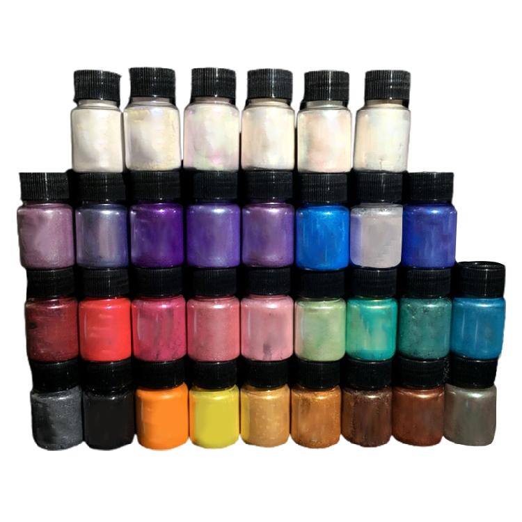 

Mica Powder-32 Color Pigment Supply Pearls for Makeup/lip Gloss Coloring 1