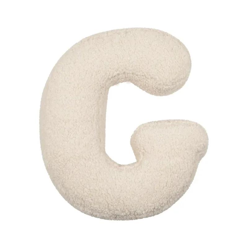 26 English Letters Throw Pillows Plush Stuffed Bed Sofa Cushion Seat Pillow Car Pillow Bedroom Decor Photography Props