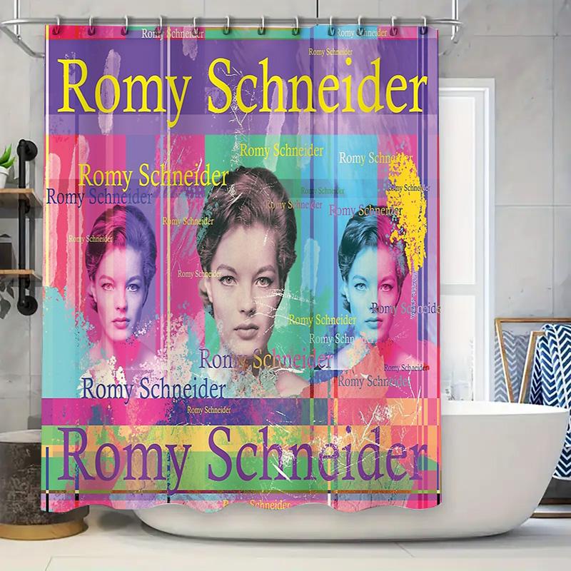 

Elegant Shower Curtain Abstract Ocean Wave Pattern Waterproof Bathroom Decor Vintage Coastal Themed Fabric Backdrop 90x180cm