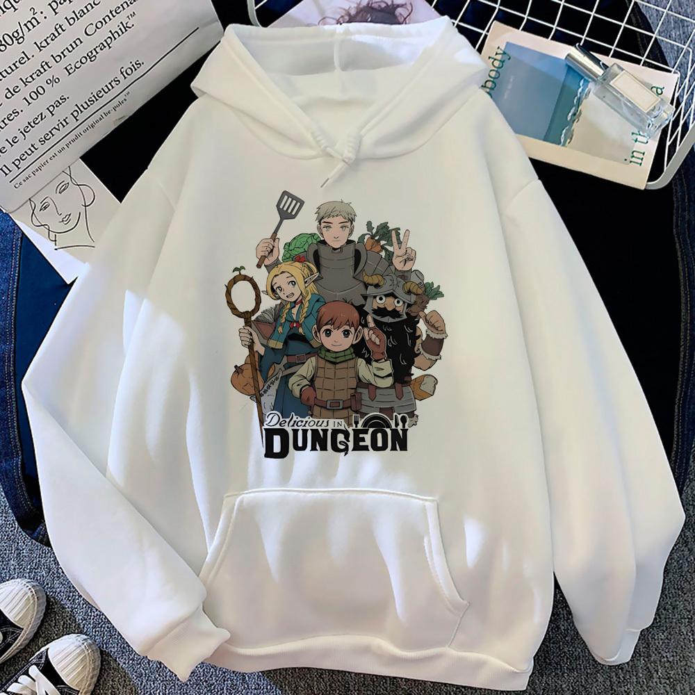Dungeon Meshi hoodies women 2023 Korean style harajuku funny Hood female Fleece clothes
