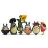 Neighbor Totoro My Cat Bus And Girl Anime Character Mini Model Ornament Set