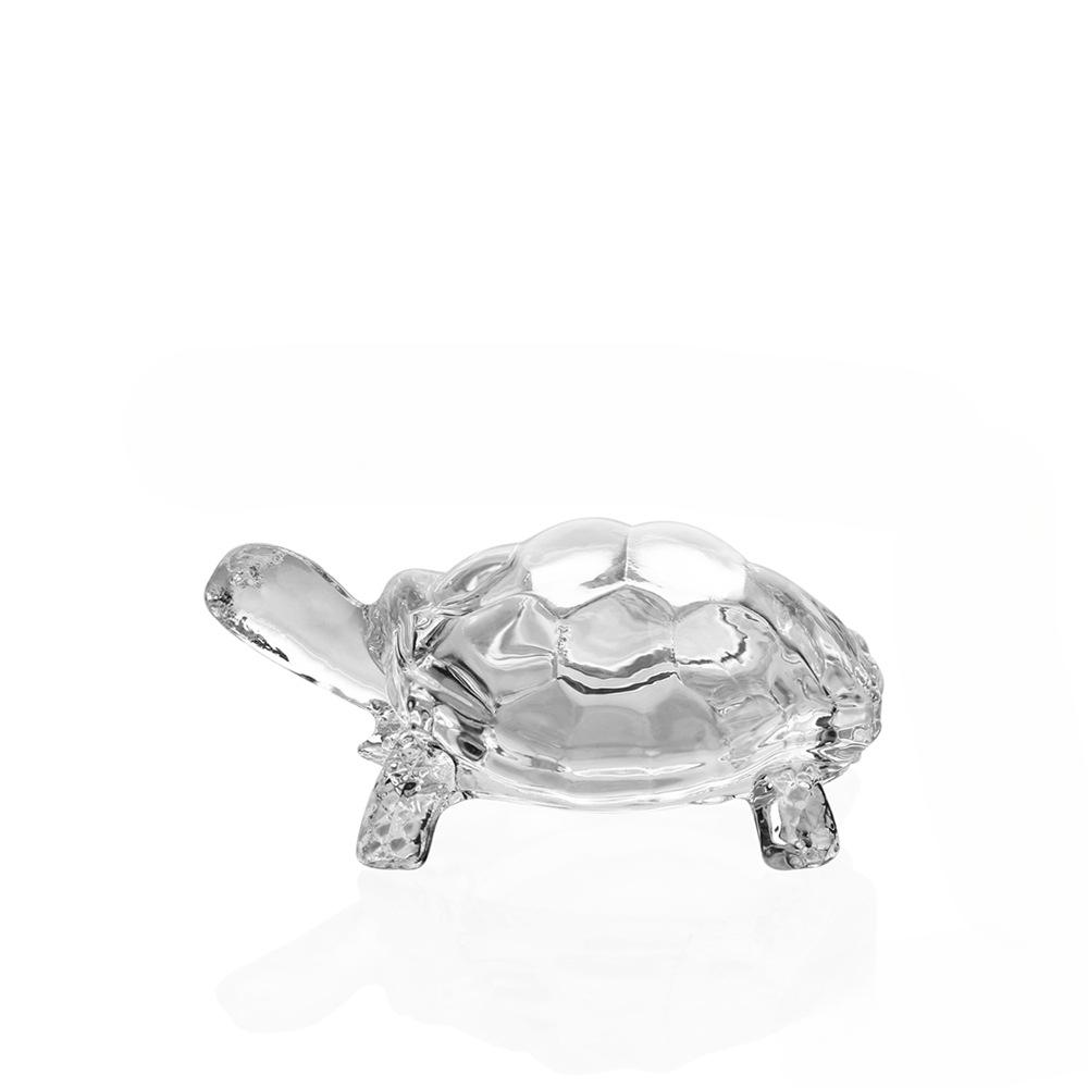 A Crystal Turtle Ornament, Mini Turtle Statue, Lucky Ornament, Suitable for Home Office Desk Decoration, Home Decoration