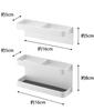 Yamazaki Magnetic Umbrella 7641 Stand, White, Tower, Slim,