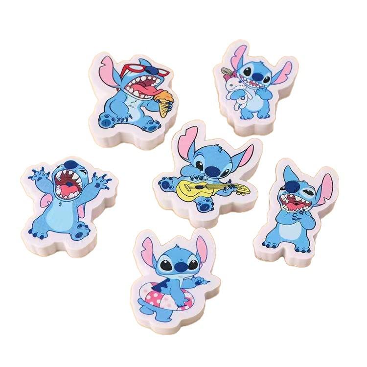 New Creative Stitch Scratch-Off Eraser Blind Box: Kindergarten Prize & Student Pencil Eraser Raffle