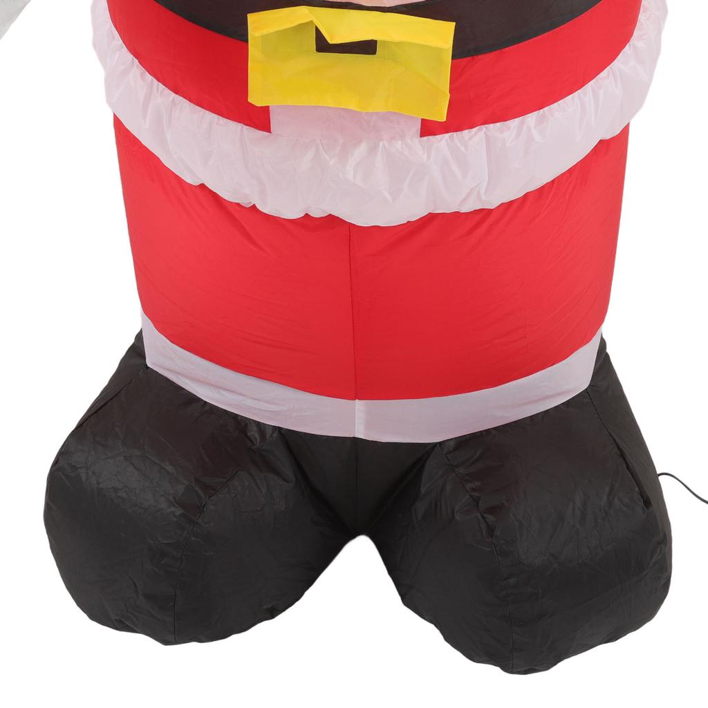 Christmas Inflatable Santa Waterproof Tear Resistance Inflatable Santa Decoration with LED Lights