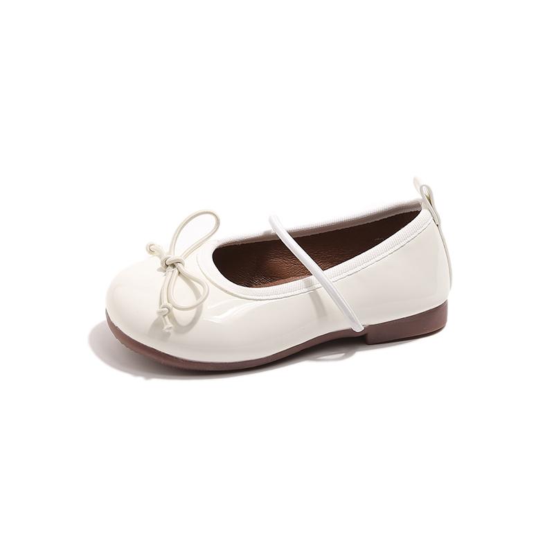 Spring Summer Children Ballet Shoes Glossy Trend Girls Leather Shoes Soft Princess Versatile Kids Fashion Flat Loafers Classic