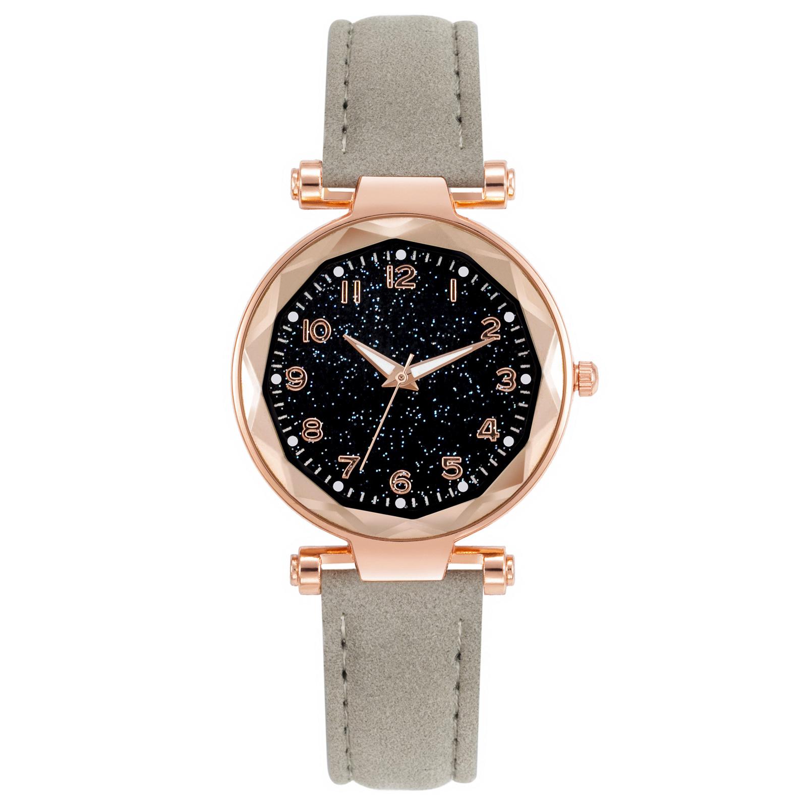 

Женские модные кожаные часы One Size