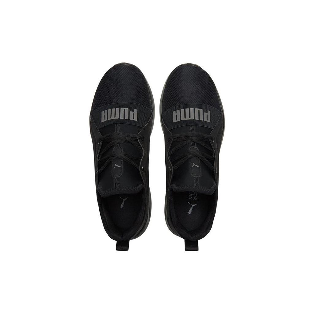 Puma Resolve Street Fabric Leather Non-Slip Wear-Resistant Breathable Lightweight Low-Top Running Shoes Unisex sneaker Black 376221-07