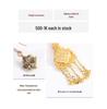 2022 Chinese-Inspired Luxury Earrings with Natural Chalcedony Retro Studs