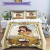 Ensemble de literie 3 pièces La Belle et la Bête Belle & Amis Comprend 1 housse de couette et 2 taies d'oreiller, Literie confortable