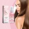 Cherry Blossom Leave In Hair Mask With VE For Dry Damaged Hair Shine Frizz Control Lightweight No Rinse Formula Sakura Scent