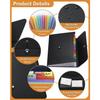 File Organizer Expanding File Folder, 13 Pockets , A4 Letter Size Paper Document Receipt Folder For Classroom, Home, Office And Travel