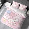 C-Cinnamorolles Cute Duvet Cover Set Home Style Bedding Soft Laundry Cotton Bed 3 Piece Set Student Dormitory Gift