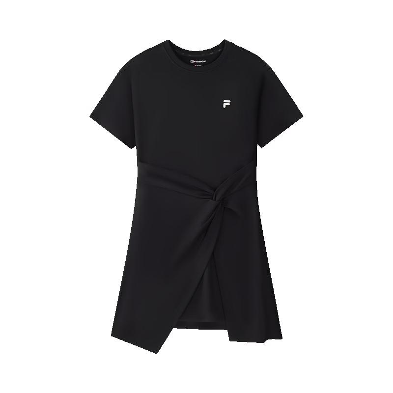 FILA FUSION Women s Irregular Knit T-Shirt Dress XL