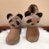 Snow Boots Women's Short Boots Velvet New Women's Boots 2025 Winter Korean Version Cotton Shoes Hairball Panda Short Boots