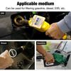 50MM 100 Micron Aluminum Fuel Filter High Flow  with AN6 AN8 AN10 Fitting Adapters, Mounting Bracket, Wrench Universal Cleanable