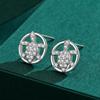 Tancise 925 Sterling Silver Zirkonové náušnice Visací náušnice pro ženy Dárky na svatbu