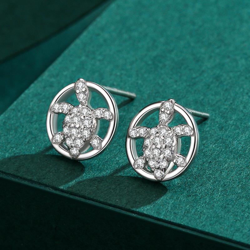 Tancise 925 Sterling Silver Zirkonové náušnice Visací náušnice pro ženy Dárky na svatbu