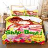 Skip Beat! 3PCS Bedding Set, Duvet Cover + 2 Pillowcases, Classic Anime Print Soft Microfiber for Fans Bedroom Decor