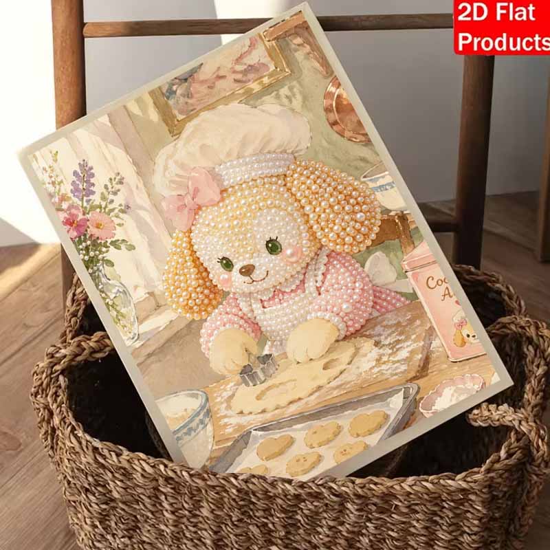 Disney Pearl Painting Painting Kit Baking Puppy Pearl Art Home Decor Handmade Gift