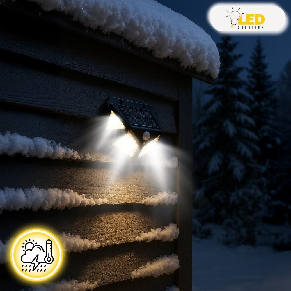 LED solar halogen outdoor garden lamp with motion sensor 3 modes IP65