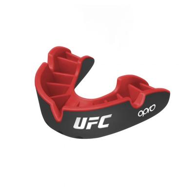 Opro UFC Silver GEN2 Kids Mouthguard Black/Red