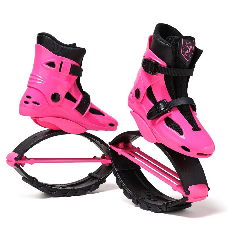 

Adult Kangaroo Fitness Jumping Shoes - Elastic Bouncer Boots M (30-50 kg) розовый
