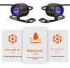 Waterproof Dual-Recording 720P HD Motorcycle Dash Cam with Front & Rear Cameras