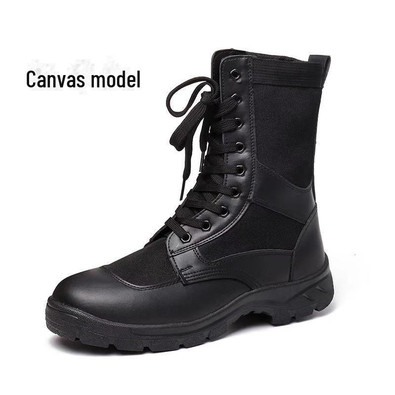 

Чоловічі літні черевики хай-топ зі шкіри та сітки - Дихаючі, на блискавці, для вулиці та роботи Four Seasons Canvas standard; 41