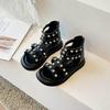 Girls' Sandals  Summer New Children's Shoes Little Girls' Princess Shoes Soft Bottom Casual Rhinestone Roman Shoes Trendy