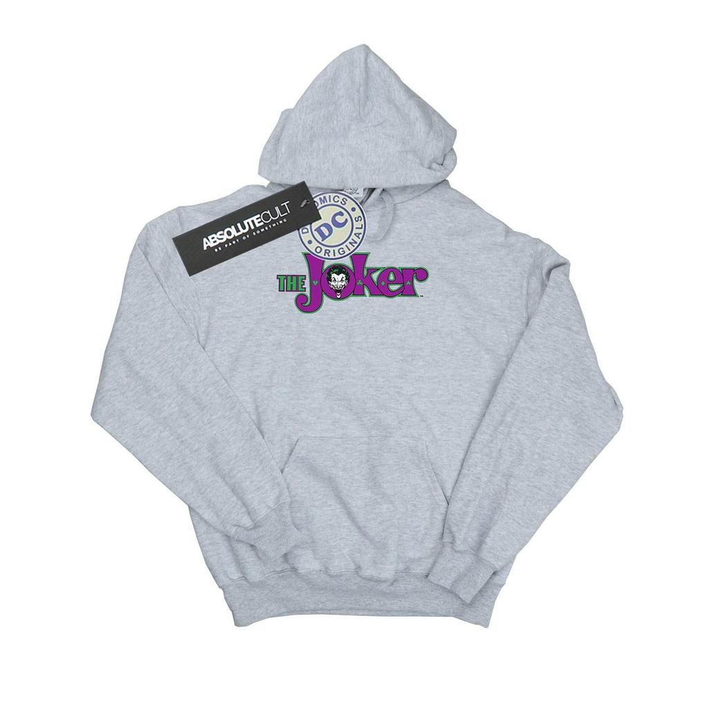 DC Comics Boys The Joker Text Logo Hoodie