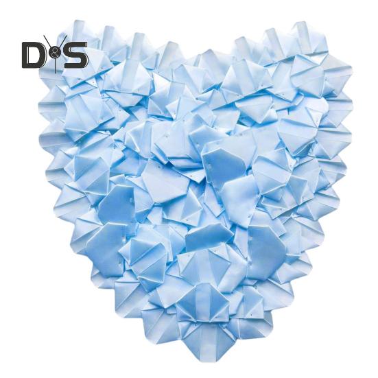 

273 шт. готовых лепестков роз из атласной ленты, сделанных вручную, наполовину готовых вечных лепестков роз, самодельных вечных цветочных букетов на годовщину свадьбы, день рождения F