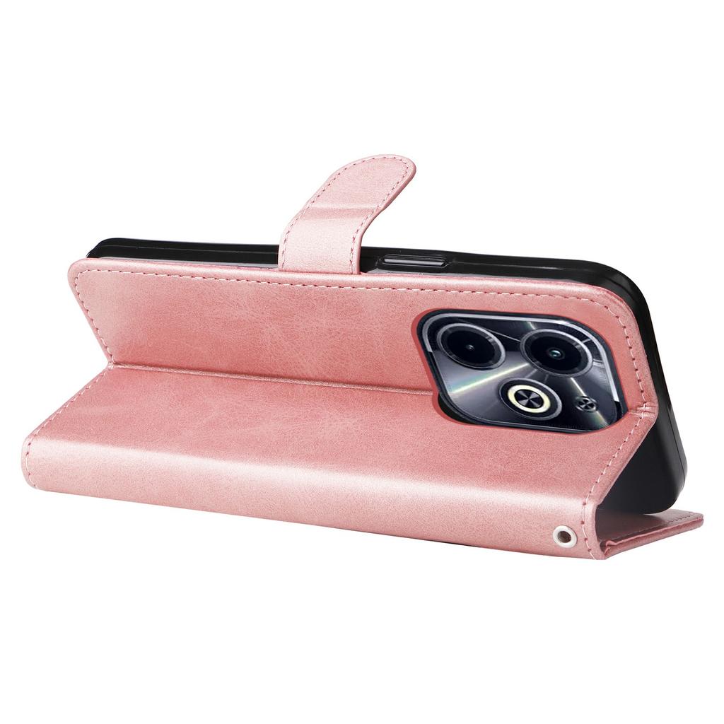 Zipper Wallet Case for Infinix Smart 8 Plus/Smart 8 Pro 4G/Smart 8 4G/Hot 40i/TECNO Spark 20/Spark Go 2024 4G Leather Cover