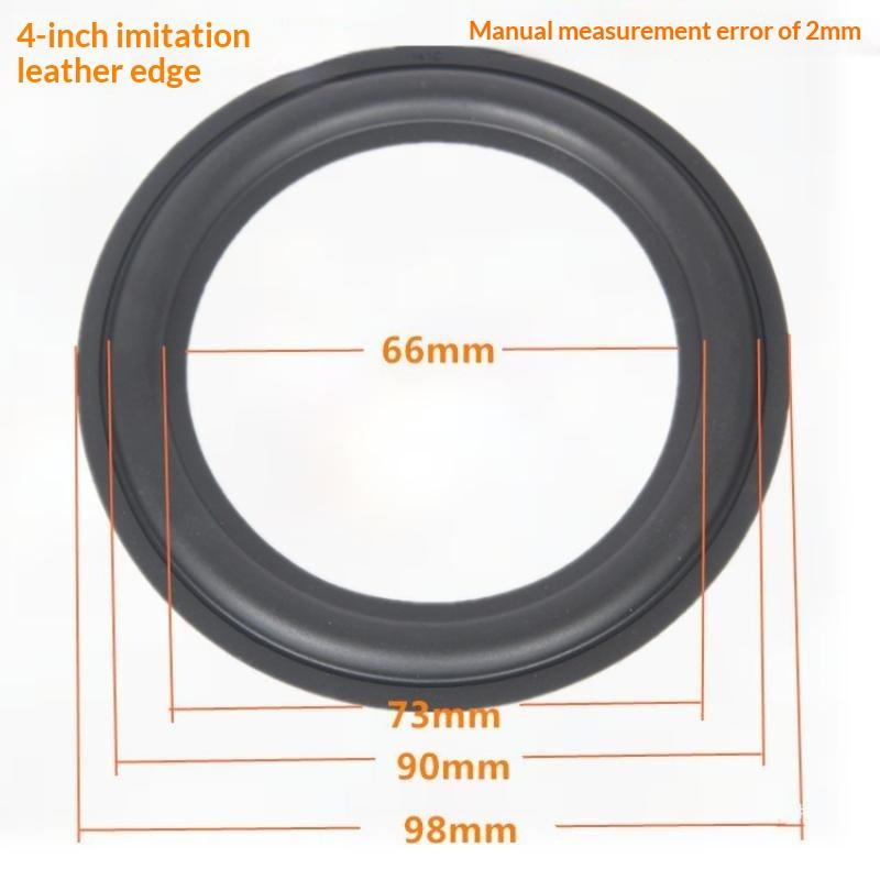 2Pcs 3 To 12 Inch Woofer Speaker Repair Parts Rubber Surround Edge Folding Ring Fit Various Subwoofer Sizes