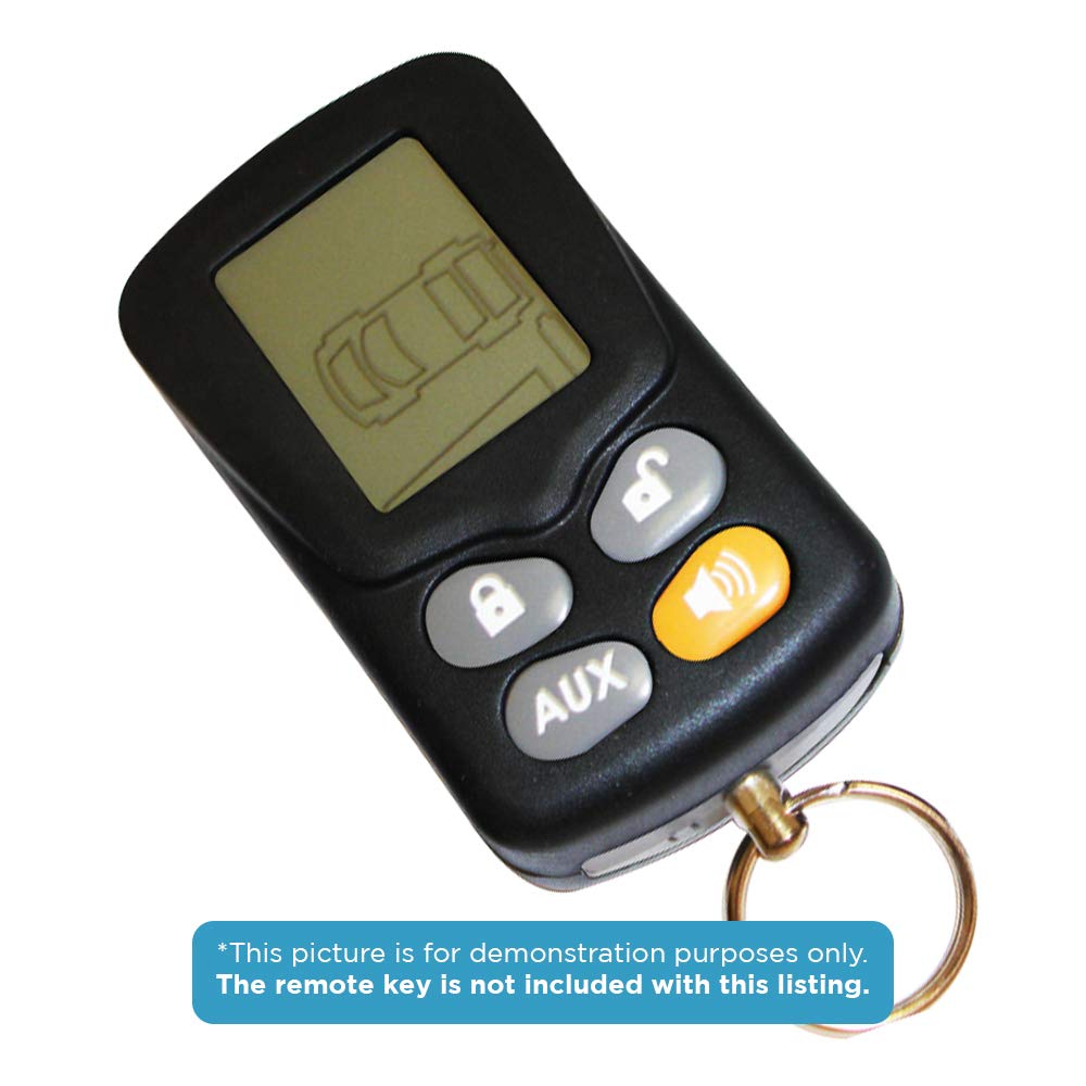 Keyless2Go Silicone Cover Protective Case for Viper Python Remote 479V, Black, Pack of 2